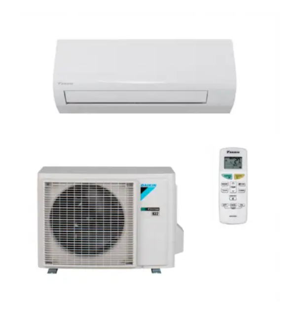 Aire acondicionado y calefacción marca Daikin, gama alta.